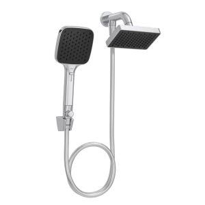 Chuveiro Retangular de Parede com Desviador Flex Max 15cm Cromado 1/2" Deca