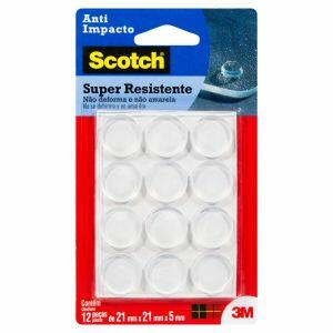 Proteto Anti-Impacto 3M Redondo 31x5mm 12 Peças
