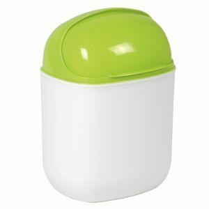 Lixeira de Plástico Plasútil Flip Top com Tampa 5L Branca