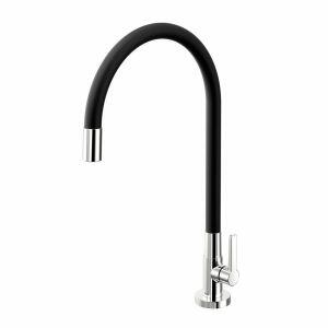 Torneira para Cozinha de Mesa Bica Alta 1/2" Galiflex Black Docol