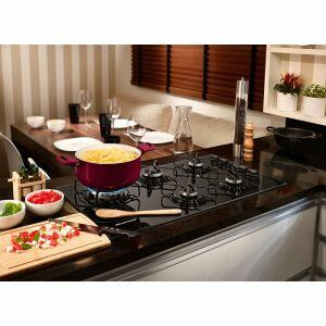 Cooktop Elétrico 5 Bocas BDD85AE Preto Brastemp