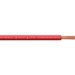 Cabo Flexivel 6mm 100m 450/750v Vermelho Cobre Cobrecom Cabo Flexivel 6mm 100m 450/750v Vermelho Cobre Cobrecom