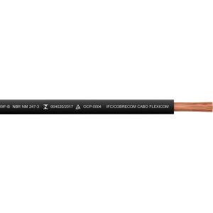 Cabo Flexível 6mm 100m 450/750v Preto Cobre Cobrecom