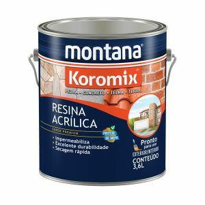 Resina Acrílica Montana Koromix Incolor 3,6L
