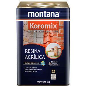 Resina Acrílica Montana Koromix Incolor 18L