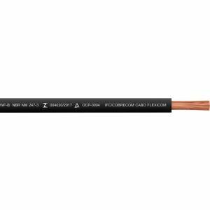 Cabo Flexivel 1,5mm 100m 450/750v Preto Cobre Cobrecom