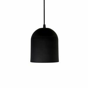 Pendente Taschibra 1 Lâmpada Mug E27 Preto Fosco