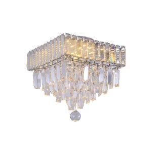 Plafon Taschibra 4 Lâmpadas Dueto 300 G9 Cristal