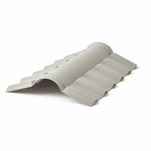Cumeeira PVC Tubozan Central 0,90m Concreto Cumeeira PVC Tubozan Central 0,90m Concreto