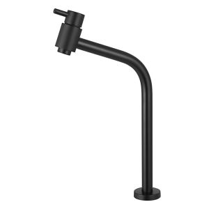 Torneira para Banheiro Bica Alta 1/2" Preto Fosco 1203 C77 Meber