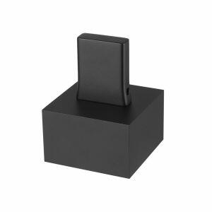 Acabamento para Registro 1/2", 3/4" e 1" Meber Axiom Slim Preto Fosco C52