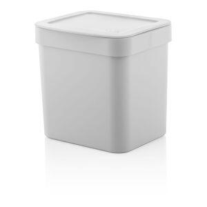 Lixeira de Plástico para Pia com Tampa Trium 2,5L Branca Martiplast