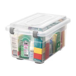 Caixa Organizadora Sanremo Top Stock 4,3L 26,2x17,7x14,7cm Cristal