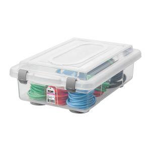 Caixa Organizadora Sanremo Top Stock 2,3L Cristal