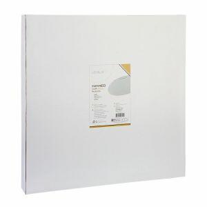 Plafon LED Slim 50W 6500K 50cm Redondo Luz Branca Vitralux