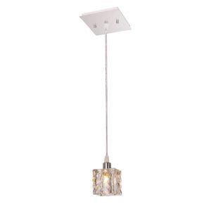 Pendente Bronzearte 1 Lâmpada Frost 38299 G9 Cromo