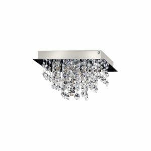 Plafon Bronzearte 1 Lâmpada Itália 37699 G9 Cromo