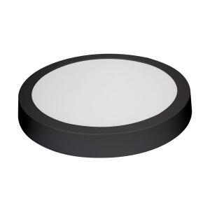 Painel Sobrepor LED Redondo Preto 18w 6.500k Luz Branco Frio Blumenau Iluminação Painel Sobrepor LED Redondo Preto 18w 6.500k Luz Branco Frio Blumenau Iluminação