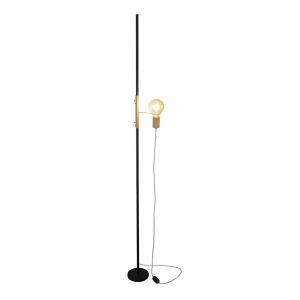 Luminária de Coluna Blumenau Iluminação Flex 1 Lâmpada E27 Preto