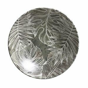 Prato Fundo Porto Brasil Coup Herbarium 21cm Estampado