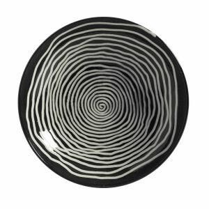 Prato Fundo Porto Brasil Coup Chevron 21cm Estampado