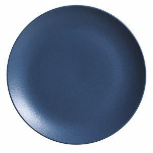 Prato Raso Stoneware Boreal 26cm Azul Porto Brasil