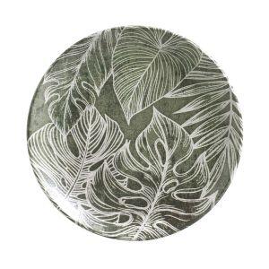 Prato de Sobremesa Porto Brasil Coup Herbarium 20,5cm Estampado