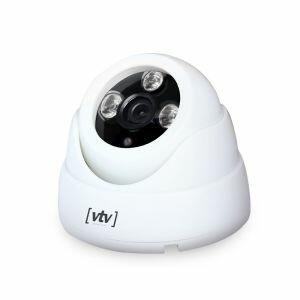 Câmera de Segurança IR 1080P Dome Branco VTV Digital Câmera de Segurança IR 1080P Dome Branco VTV Digital
