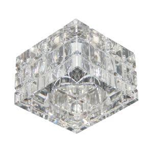 Spot Blumenau Iluminação Cristal G9 Embutir Transparente