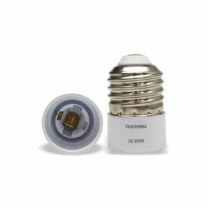 Soquete Adaptador Taschibra E27-E40 Branco