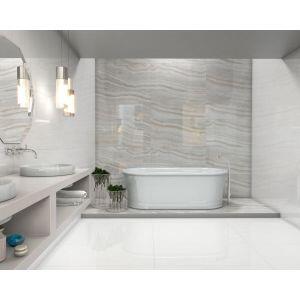 Porcelanato AR83000 Branco Retificado Acetinado 83x83 Damme