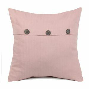 Almofada  Maués Cotton 45x45cm Rosa Diagonal