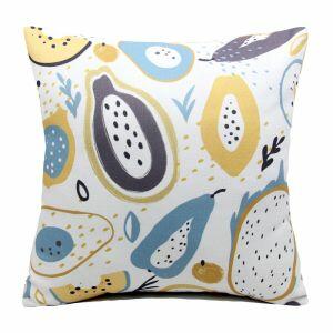 Almofada Solaris Frutas Estampado 45x45cm Diagonal Almofada Solaris Frutas Estampado 45x45cm Diagonal