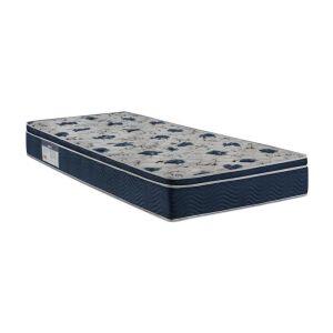 Colchão Ortobom ISO Ortopillow Solteiro 78x188x28cm Azul/Branco