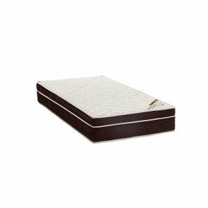 Colchão Ortobom Exclusive Ortopédico Solteiro 88x188x27cm Marrom/Branco