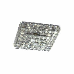 Plafon Cristal Taschibra Moder 12W Quadrado