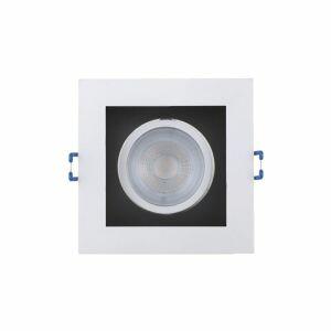 Spot de Embutir Frame 5W MR16 Preto/Luz Branca Taschibra
