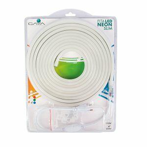 Kit Fita LED Gaya 5m Neon Slim Azul 220V Kit Fita LED Gaya 5m Neon Slim Azul 220V