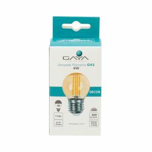 Lâmpada LED Filamento Vintage 9292 G45 Gaya 4W 2400K