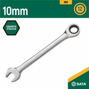 Chave Combinada com Catraca 10mm Apex Sata Cromo Vanádio