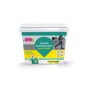 Revestimento em Acrílico Quartzolit Cimento Queimado 4kg Grafite