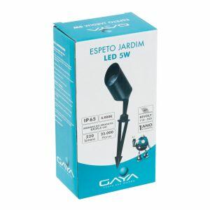 Espeto jardim Direcionável Gaya 5W Branco 6000K Bivolt