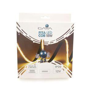 Fita LED 18W 5M 12V 3000K Luz Amarela Gaya
