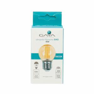 Lâmpada LED Filamento Vintage G45 Gaya 220V 2400K