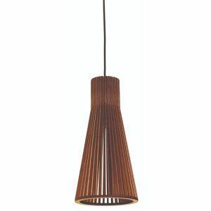 Pendente Illumine 1 Lâmpada Lalita 20cm E27 Imbuia