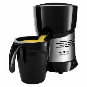 Espremedor de Frutas Turbo Pro 260W Inox Preto Bivolt Britânia