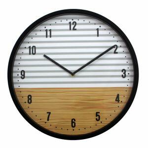 Relógio de Parede Diagonal Lucerna 38cm Preto Relógio de Parede Diagonal Lucerna 38cm Preto