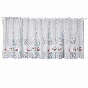Cortina Interlar Valencia 2,00mx80cm Branca