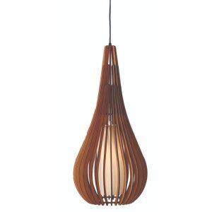 Pendente Illumine 1 Lâmpada Taléia Cabo PP 700x350 E27 Imbuia