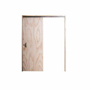 Porta de Correr Madeira Pinus Grantok PCP7178G 2,13x0,85m Esquerda